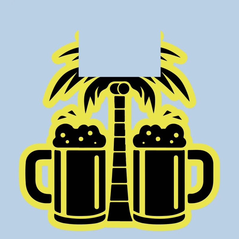 Bier Palmen Strand