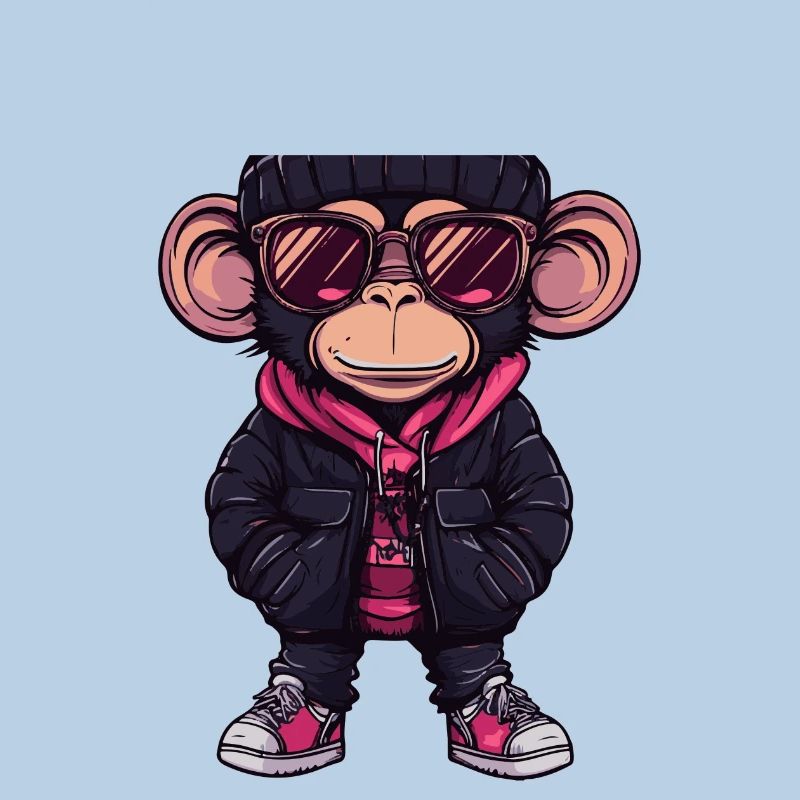 Monkey Winter Comic