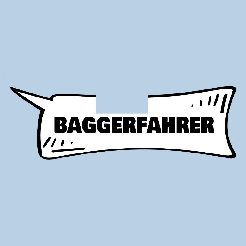 Sprechblase Baggerfahrer