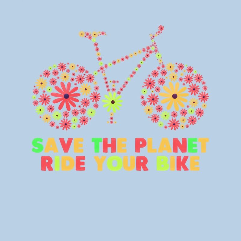 Bicycle 70s Flowers
