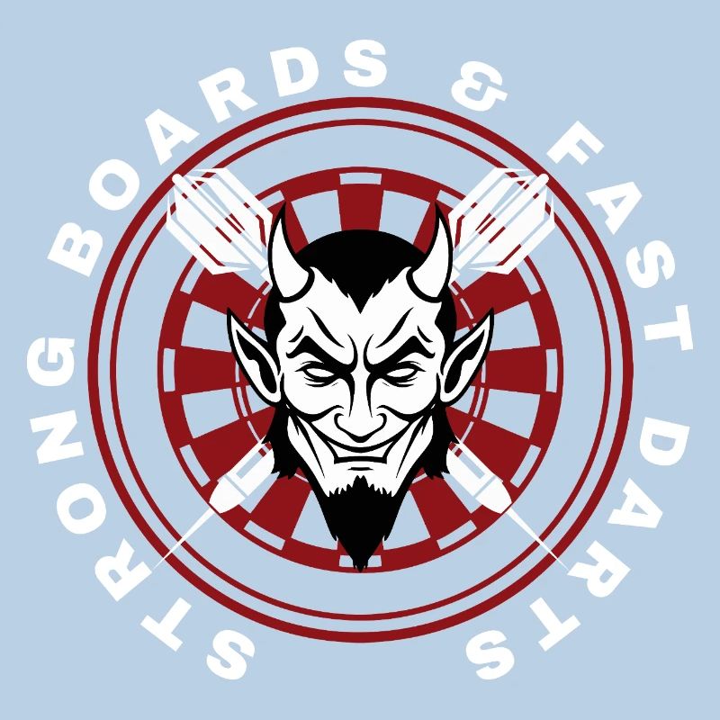 DARTS, DARTBOARD AND DEVIL 