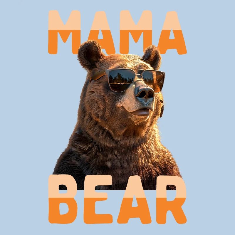 Mama Bear Bären Mutter Bärin Muttertag Grizzly Bär