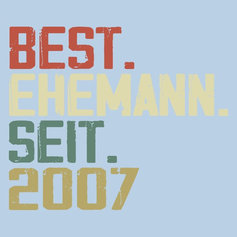 Best Ehemann Seit 2007 Geburtstagsgeschenk 2007