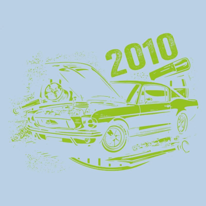 2010 Geburtstag Oldtimer Modell 2010 Vintage 2010