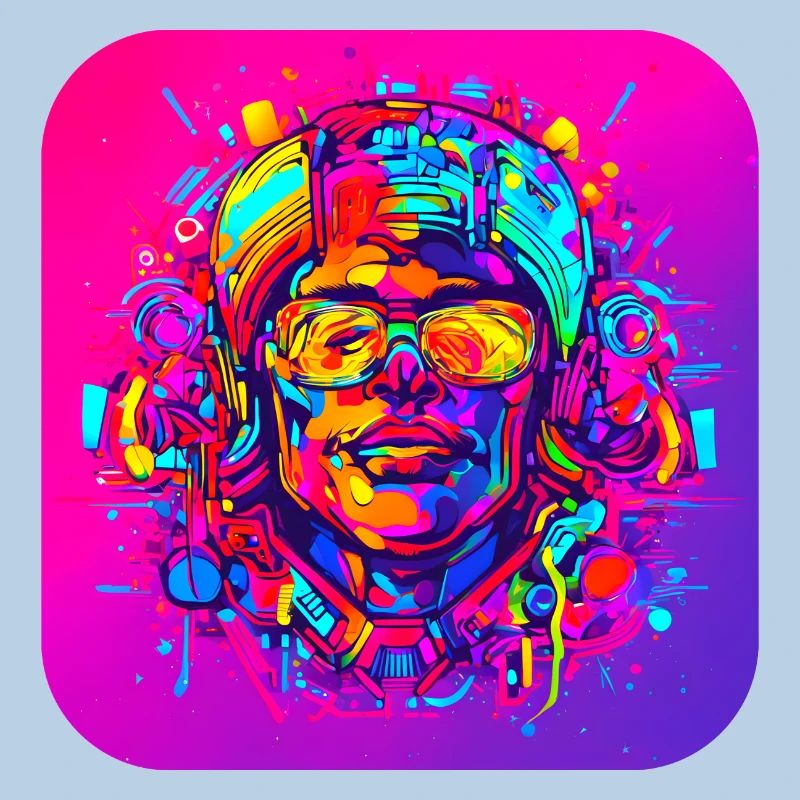 Neon Splash Creative Luminous UV Style