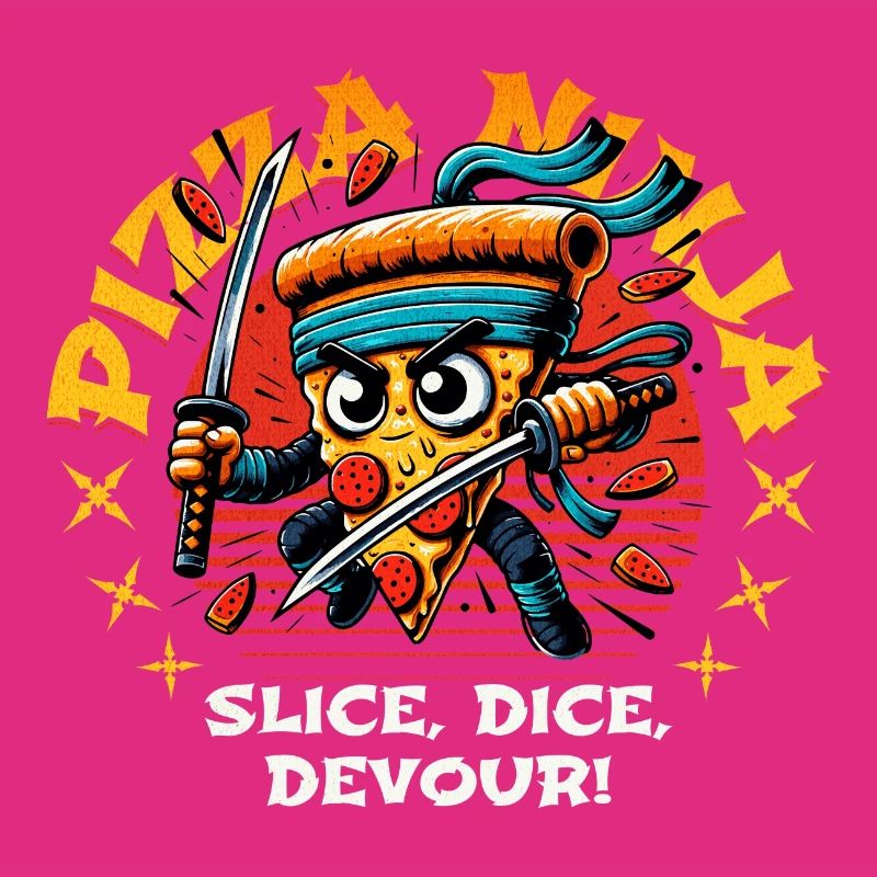 PIZZA NINJA SLICE, DICE, DEVOUR!