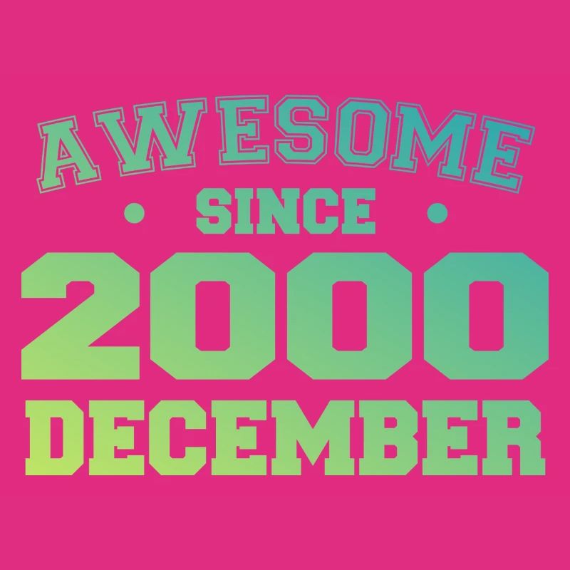 Anniversaire Décembre 2000 - Cadeau Decembre 2000