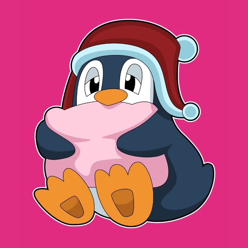 Penguin Sleeping Pillow