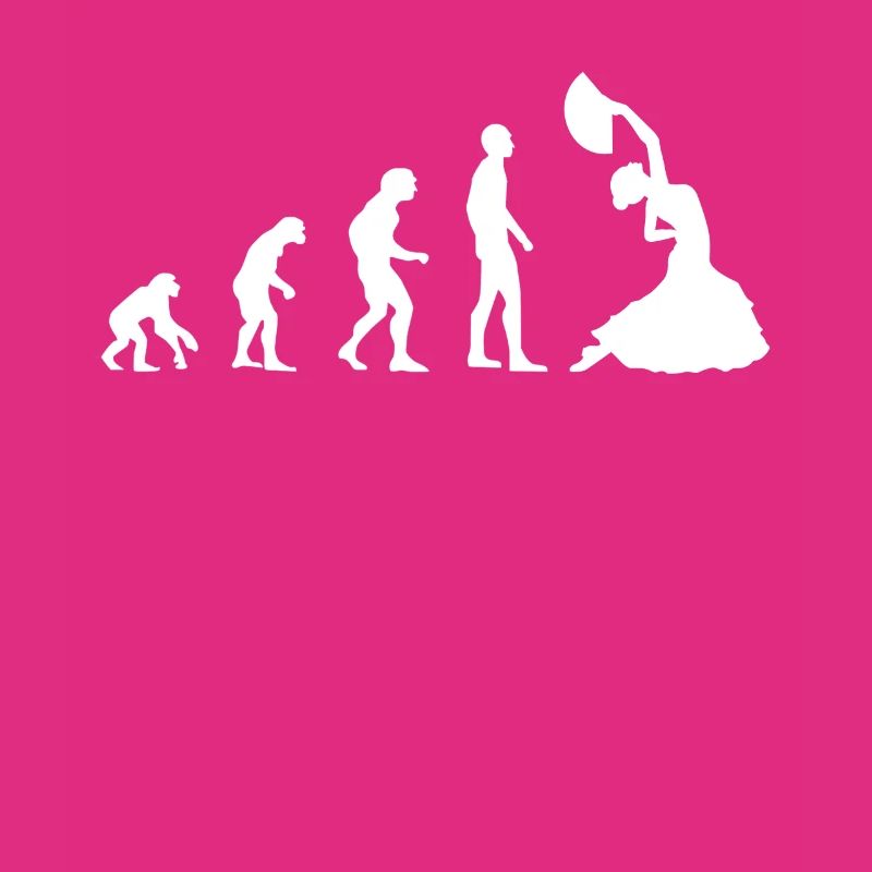 Flamenco Evolution / Danse flamenco / Robe / blanc