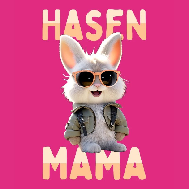 Hasen Mama Muttertag Kaninchen Bunny Mutter Hase