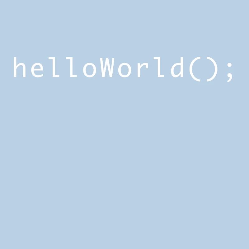 Code de programme HelloWorld Codage Informatik