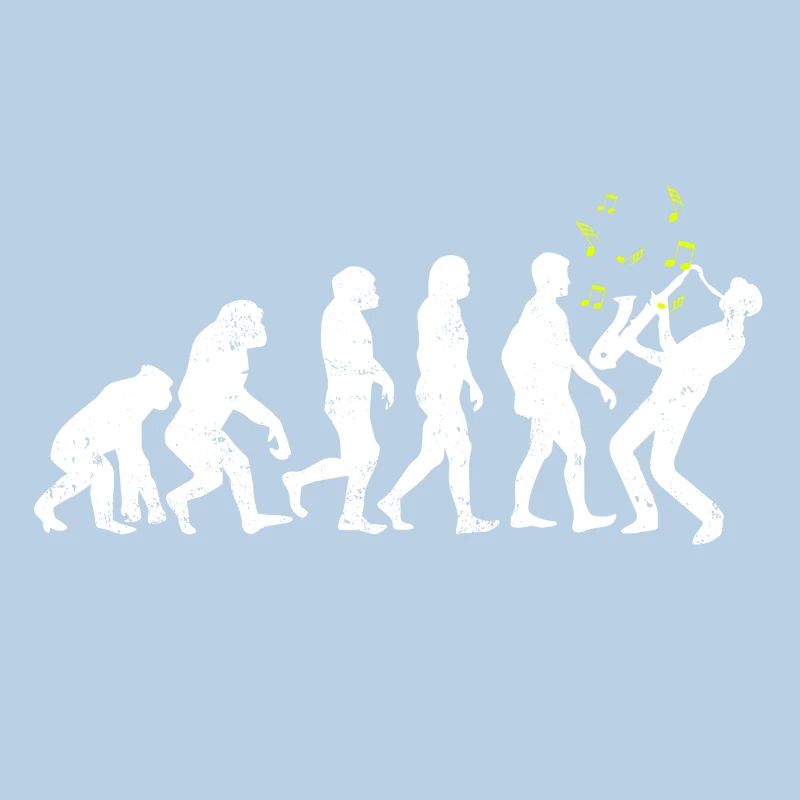 Evolution Jazz Sax Saxophone Musician
