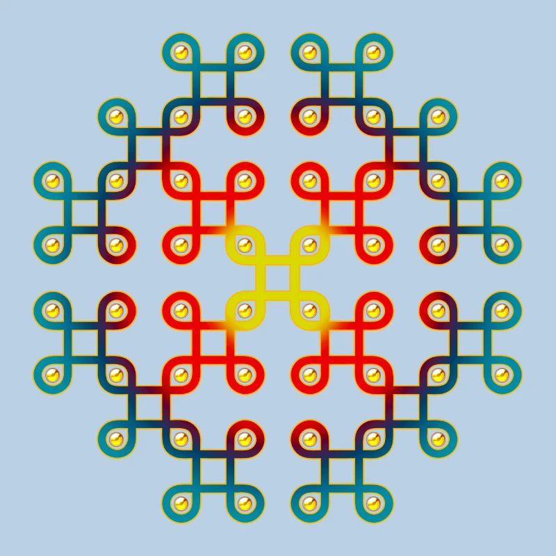 INFINITY LOOP - symbol interconnectedness of all