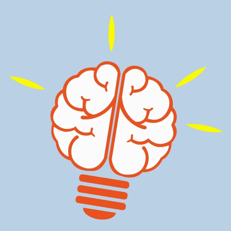 Lightbulb, bulb, light, brain