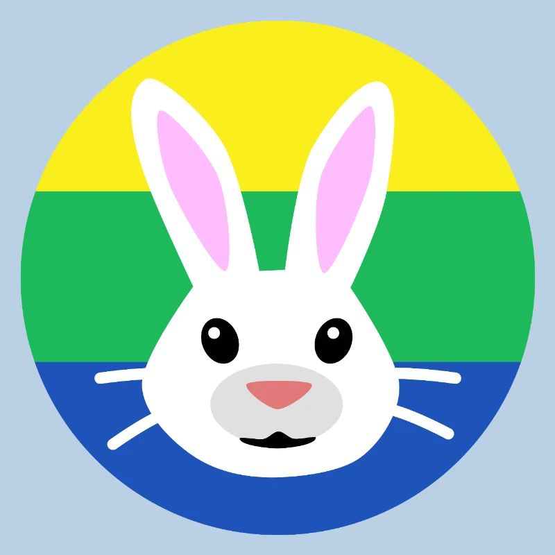 Bunny Face Flag | ~NU relations | Vector