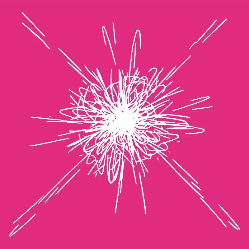 Mandala Explosion Lines Pattern