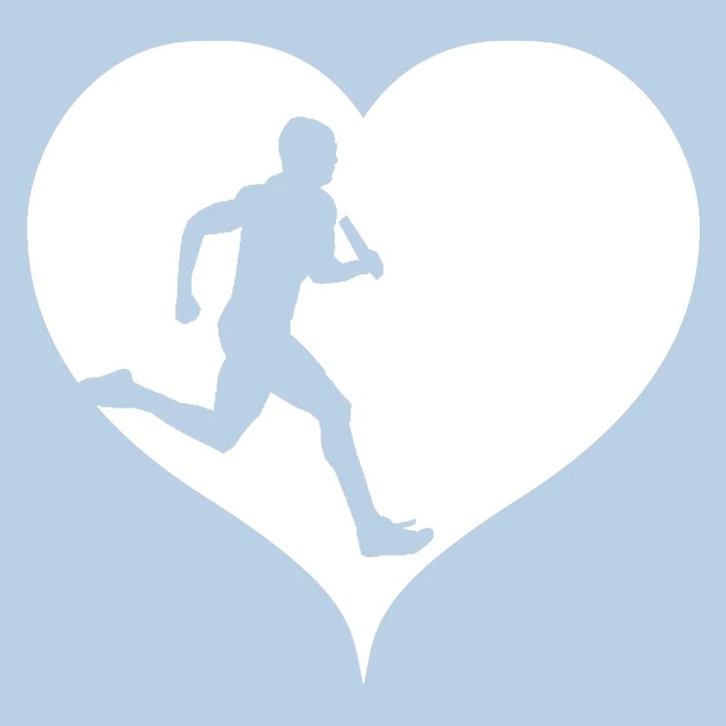 Athlétisme athlète course de relais en cours d'exécution