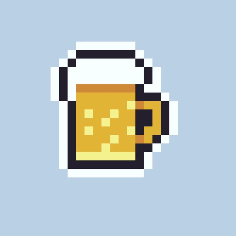 Pixel Bierkrug