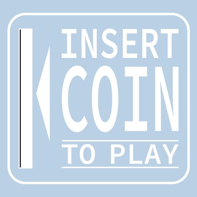 Insert Coin design rétro