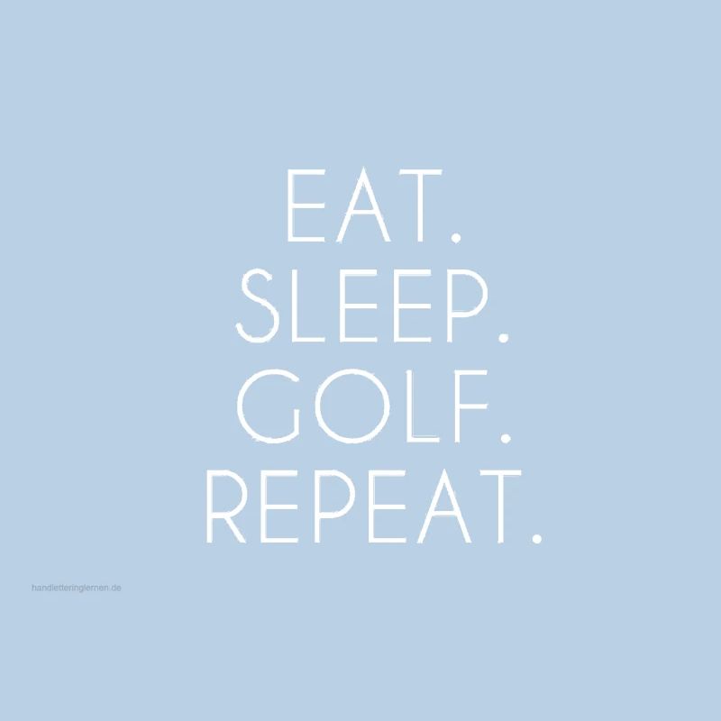 Eat Sleep Golf Repeat Geschenk