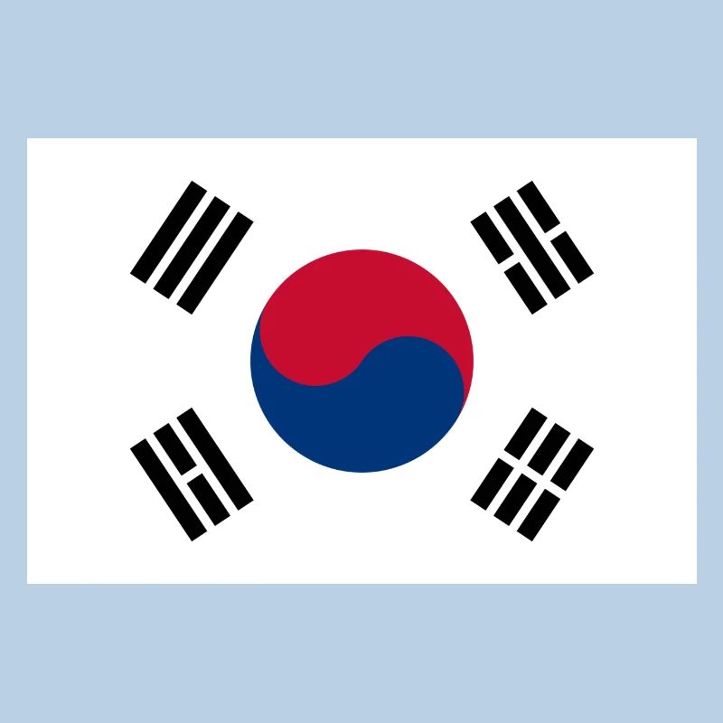 Drapeau national de Corée du Sud