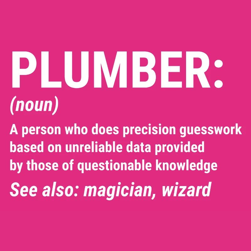 Lustiges Klempner-Definitions-Klempnerarbeit-Geschenk-Hemd