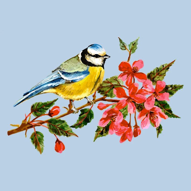 Oiseau coloré
