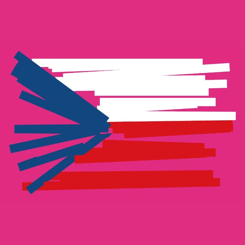 Drapeau de la République tchèque - Art moderne