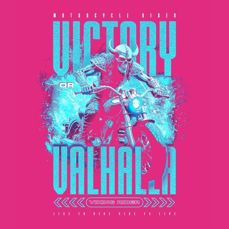 Motorrad Nordische Wikinger Sieg Oder Walhalla