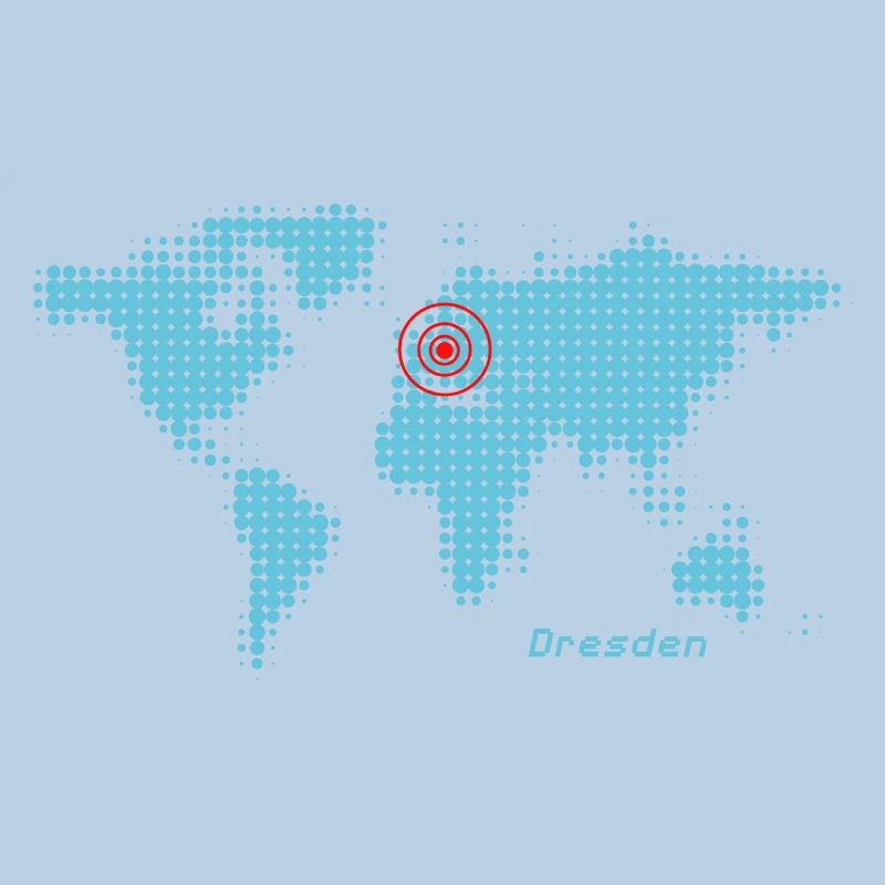dresden world map