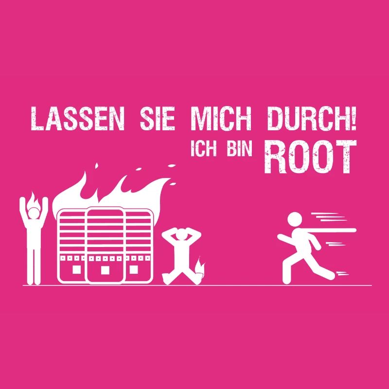 Lassen sie mich durch ich bin root Admin Geschenk
