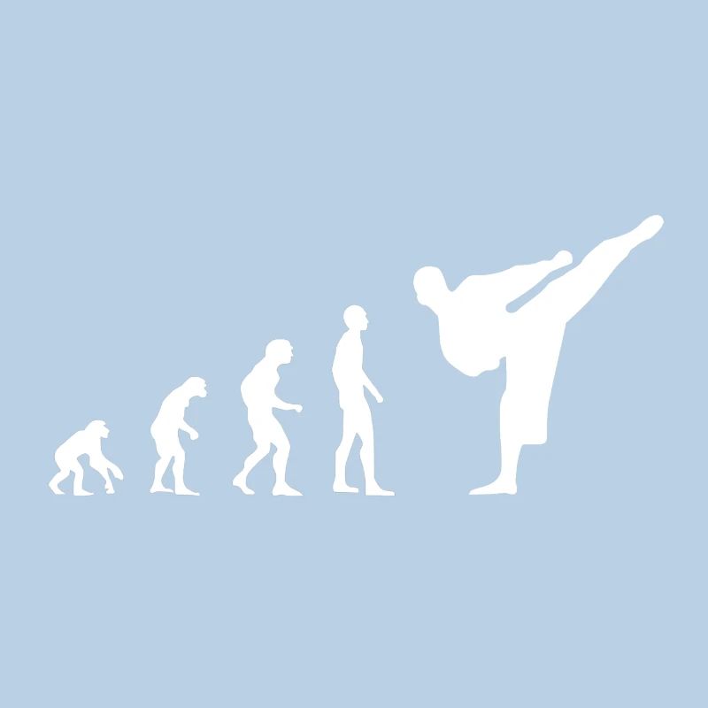 Sport de kickboxing de karaté J'aime l'évolution