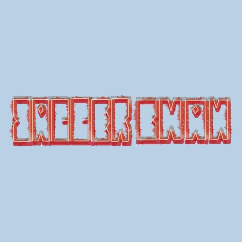 JaggerChan Lettering Dick red