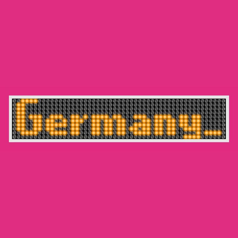 LED Display Germany Orange