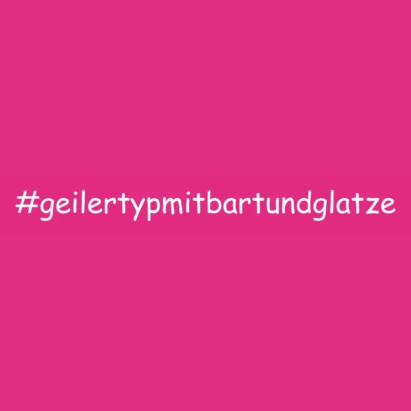 Geiler Typ Mit Bart & Glatze Glatzkopf Bartträger