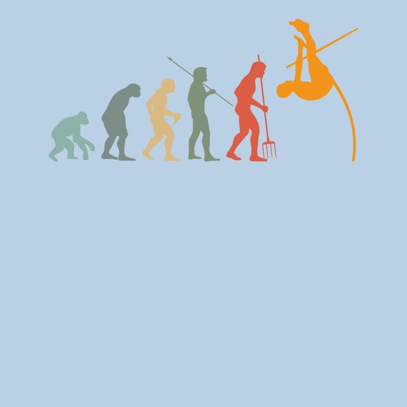 Pole Vaulter Track and Field Athletes Evolution