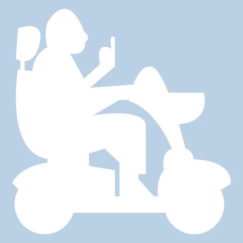 Elektrischer Rollstuhl Rollstuhlfahrer Behinderter