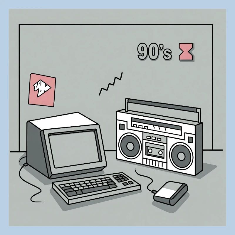 90s cult objects : Walkman, computer and Co.