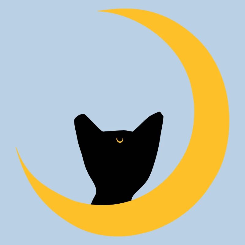 chat de lune