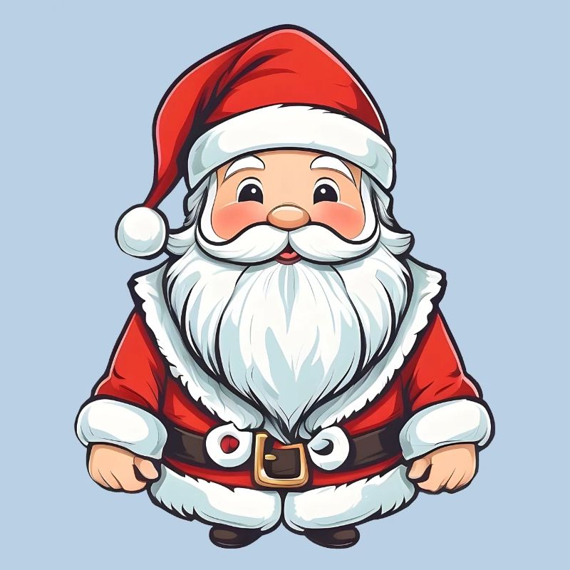 Comic Weihnachtsmann