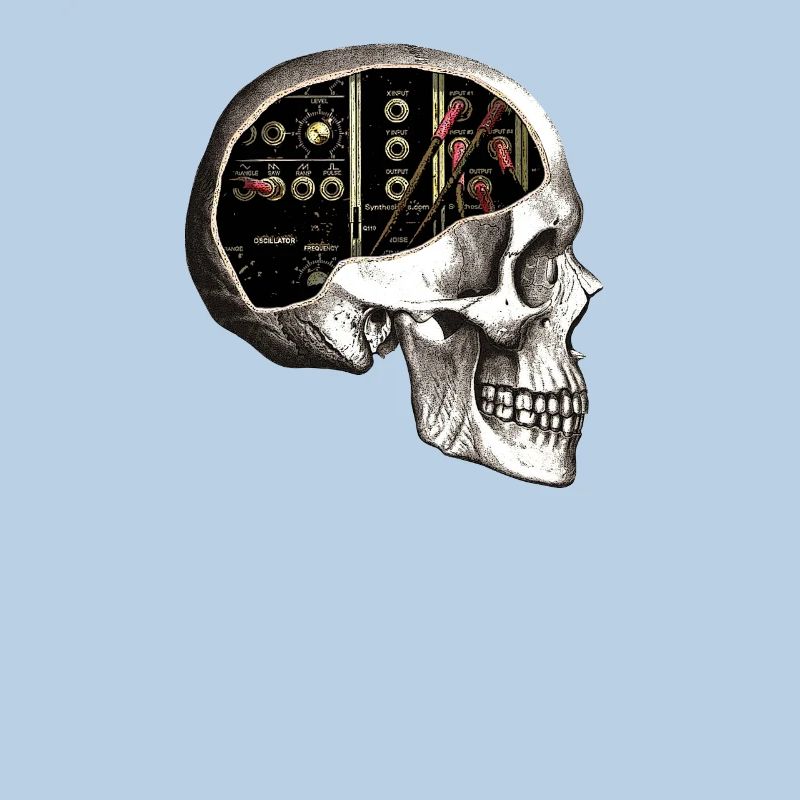 Teschio Modulare Analogico per Synth Nerd