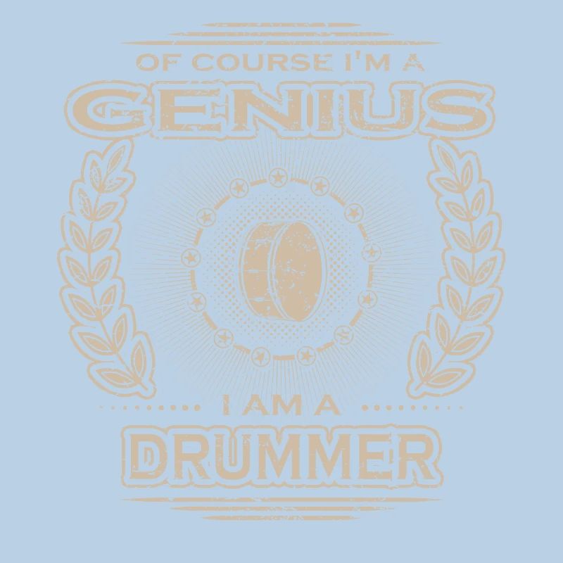 yes i am genius gift DRUMMS DRUMMER