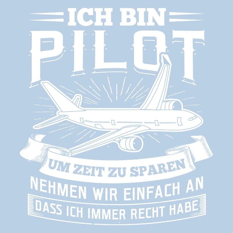 Ich bin Pilot Flugzeug Fliegen Luftfahrt