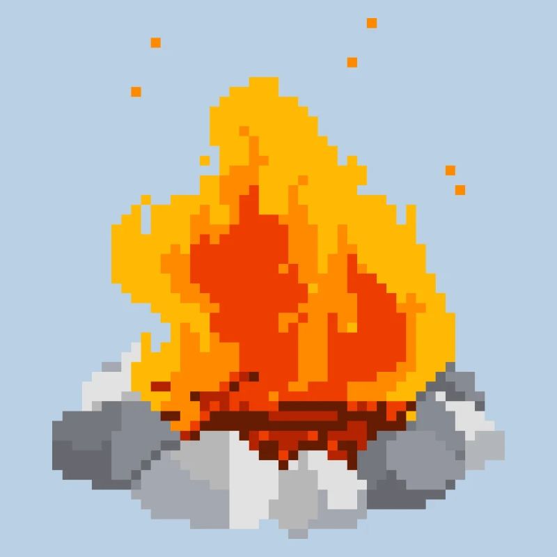 Pixel Feuer pixel fire