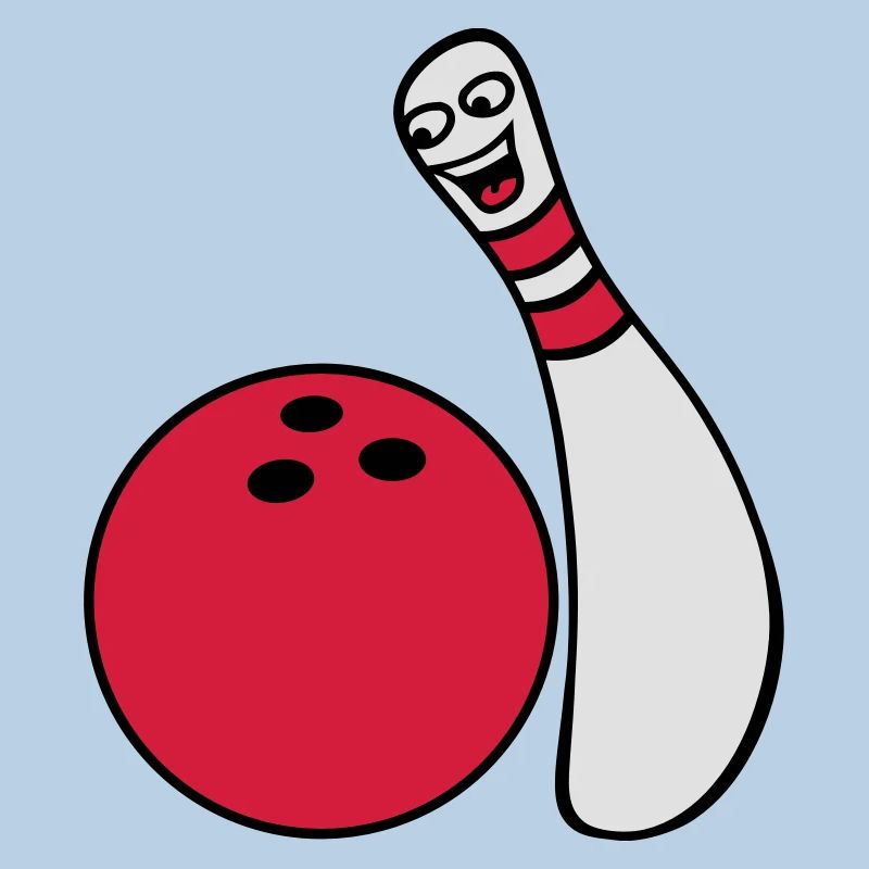 Cheeky Comic Bowling Pin