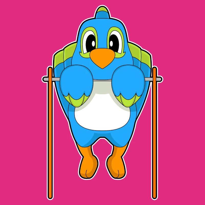 Parrot Bodybuilder Pull-ups