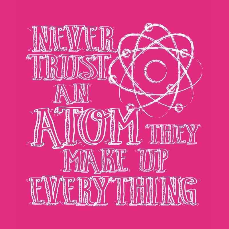 Math Physics Science Gift Atom Funny