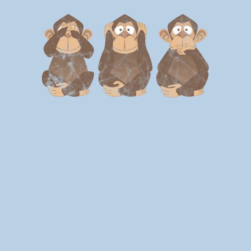 Monkey Gift Zoo Chimpanzee Gorilla Icon Comic