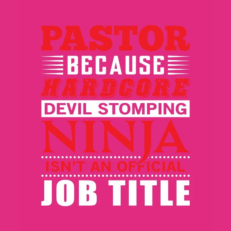 Pastor devil stomping Ninja