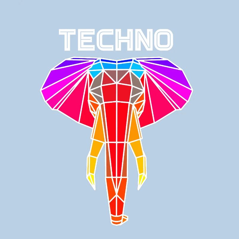 éléphant techno